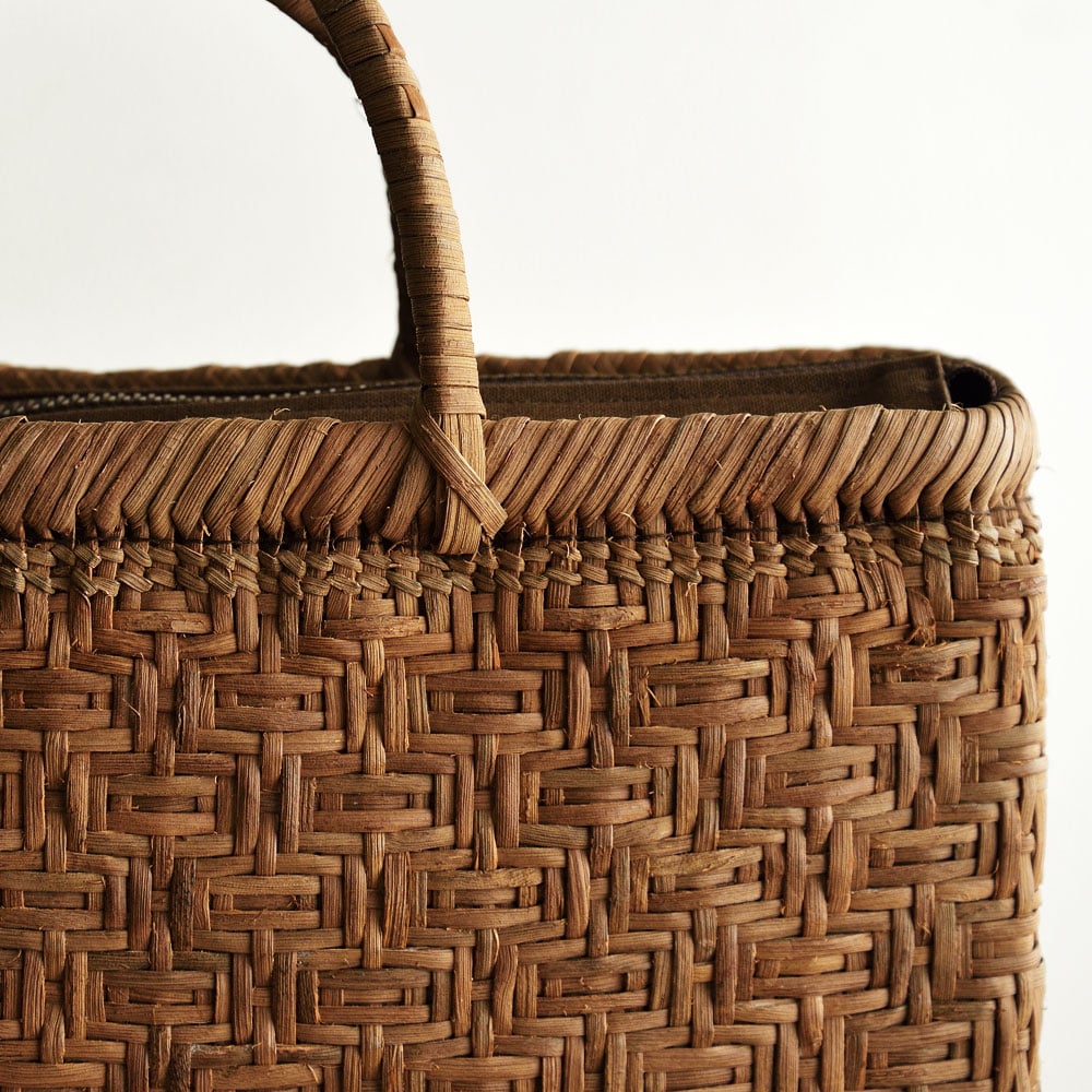 山ぶどう籠バッグ 極細亀甲編み: ファッション雑貨・小物 | スイーツ 