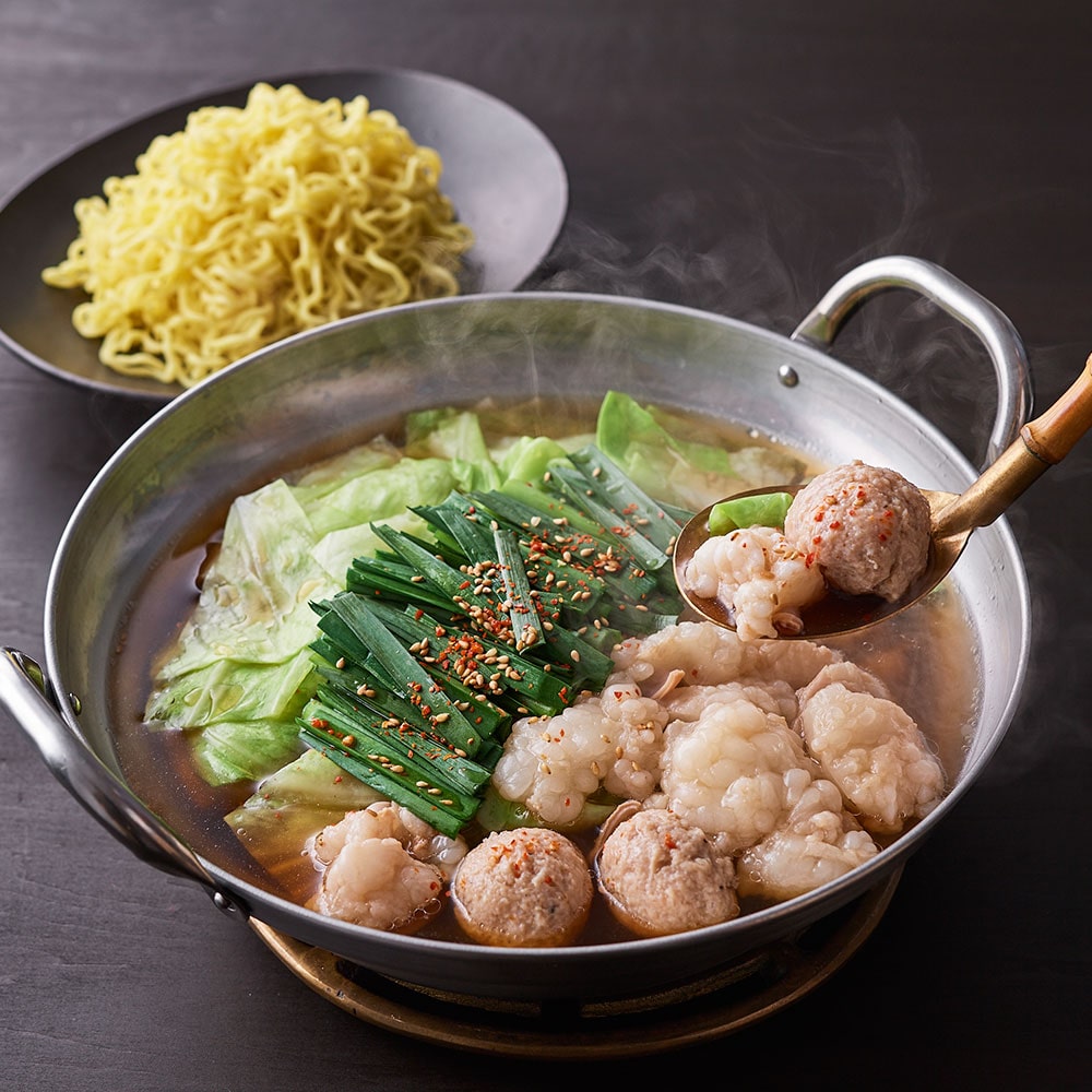 もつ鍋セット旭川醤油味 2人前×2食: 惣菜・ご飯のお供・おつまみ 
