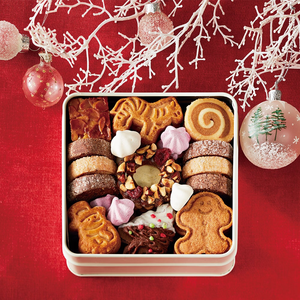 クリスマスクッキー缶 スイーツ・洋菓子 スイーツ・グルメ・ギフトの通販は【婦人画報のお取り寄せ】