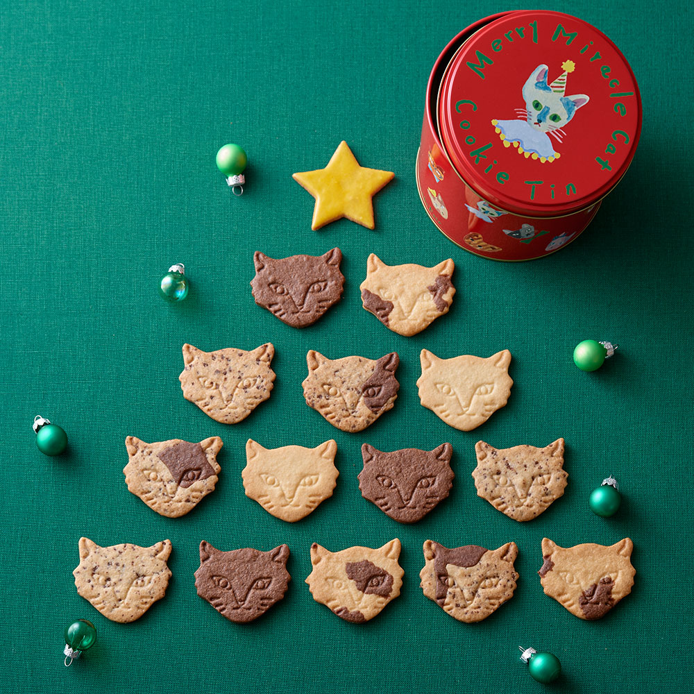 Merry Miracle Cat Cookie Tin _l̂NX}XlRNbL[ 615