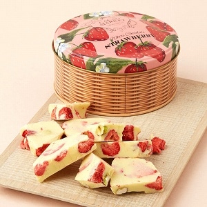 バークチョコレートホワイトストロベリー