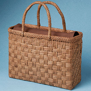 山ぶどう籠バッグ 市松編み: ファッション雑貨・小物 | スイーツ
