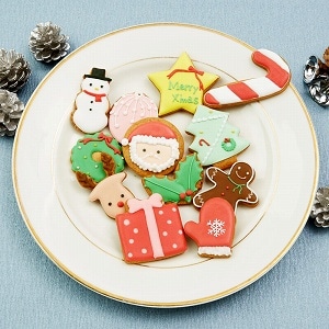 クリスマスアイシングクッキー 12種12枚