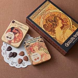 リーフチョコレート 大缶2缶特製ギフトボックスセット